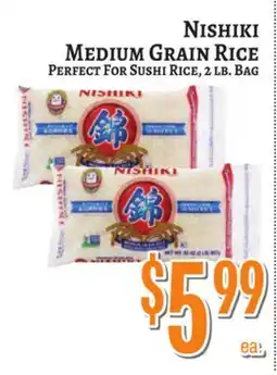Trade Fair Supermarket NISHIKI MEDIUM GRAIN RICE offer