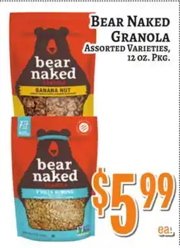 Trade Fair Supermarket Bear Naked Granola offer