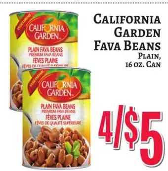 Trade Fair Supermarket CALIFORNIA GARDEN FAVA BEANS offer