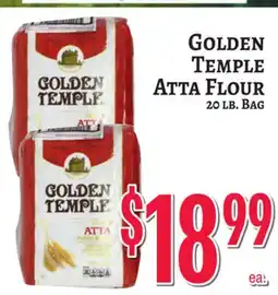 Trade Fair Supermarket GOLDEN TEMPLE ATTA FLOUR offer