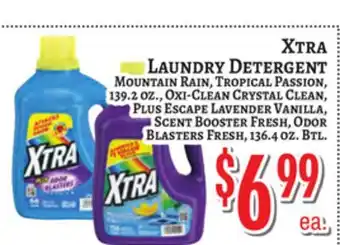 Trade Fair Supermarket XTRA LAUNDRY DETERGENT offer