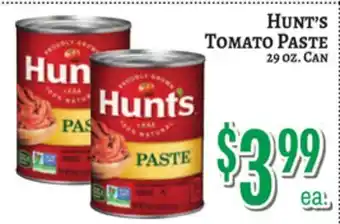 Trade Fair Supermarket Hunt'S TOMATO PASTE offer