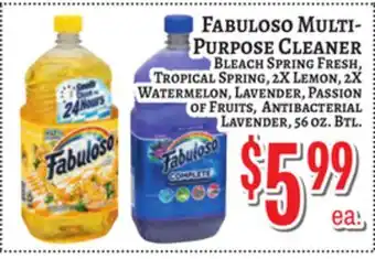 Trade Fair Supermarket FABULOSO MULTI-PURPOSE CLEANER offer