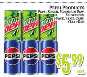 Trade Fair Supermarket PEPSI PRODUCTS offer