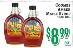 Trade Fair Supermarket COOMBS AMBER MAPLE SYRUP offer