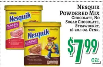 Trade Fair Supermarket Nesquik POWDERED MIX offer