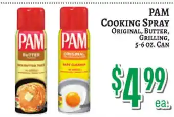 Trade Fair Supermarket PAM COOKING SPRAY offer