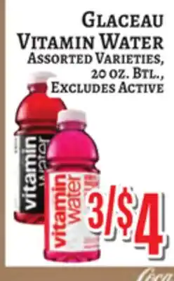 Trade Fair Supermarket Glaceau VITAMIN WATER offer