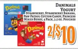 Trade Fair Supermarket DANIMALS YOGURT offer