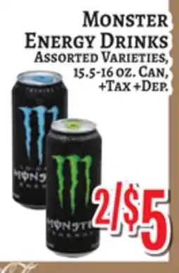 Trade Fair Supermarket MONSTER ENERGY DRINKS offer