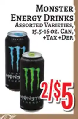 Trade Fair Supermarket MONSTER ENERGY DRINKS offer