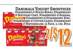 Trade Fair Supermarket Danimals Yogurt Smoothies offer