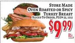 Trade Fair Supermarket STORE MADE OVEN ROASTED OR SPICY TURKEY BREAST offer