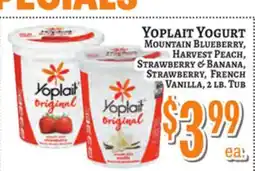 Trade Fair Supermarket Yoplait YOGURT offer