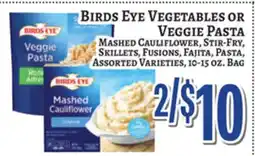 Trade Fair Supermarket BIRDS EYE VEGETABLES OR VEGGIE PASTA offer