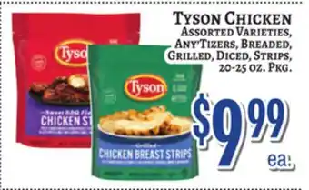 Trade Fair Supermarket TYSON CHICKEN offer