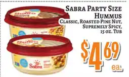 Trade Fair Supermarket Sabra Party Size HUMMUS offer