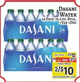 Trade Fair Supermarket DASANI WATER offer