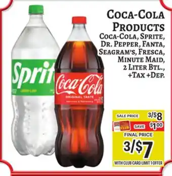 Trade Fair Supermarket Coca-Cola PRODUCTS offer