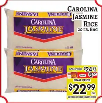Trade Fair Supermarket CAROLINA JASMINE RICE offer