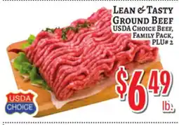 Trade Fair Supermarket LEAN & TASTY GROUND BEEF offer