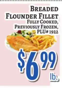Trade Fair Supermarket BREADED FLOUNDER FILLET offer
