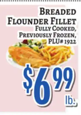 Trade Fair Supermarket BREADED FLOUNDER FILLET offer