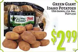 Trade Fair Supermarket GREEN GIANT IDAHO POTATOES offer
