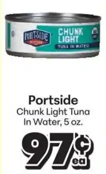 Save a Lot Portside Chunk Light Tuna In Water offer