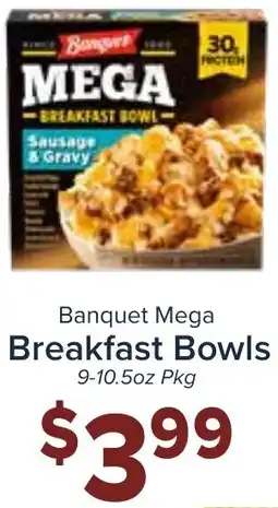 Valu Market Banquet mega breakfast bowls offer