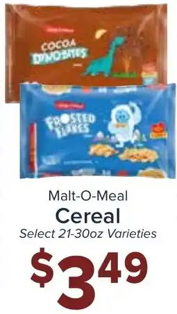 Valu Market Malt-O-Meal Cereal offer