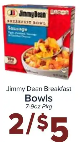 Valu Market Jimmy Dean Breakfast Bowls offer