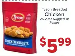 Valu Market Tyson breaded chicken offer