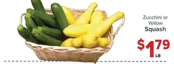 Valu Market Zucchini or Yellow Squash offer