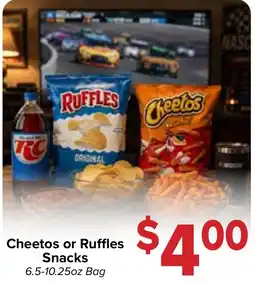 Valu Market Cheetos or Ruffles Snacks offer