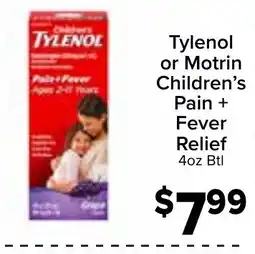Valu Market Tylenol Children's Pain + Fever Relief offer