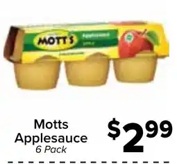 Valu Market Motts Applesauce offer