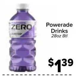Valu Market Powerade Zero Drinks offer