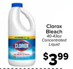 Valu Market Clorox bleach concentrated liquid offer