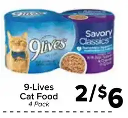 Valu Market 9-Lives Cat Food offer