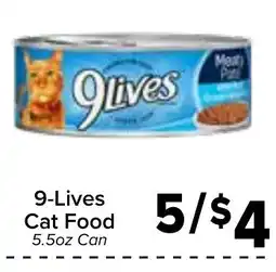 Valu Market 9-Lives Cat Food offer
