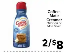 Valu Market Coffee-mate creamer offer