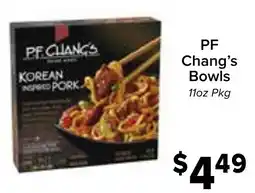 Valu Market Pf Chang's Korean Inspired Pork Bowls offer