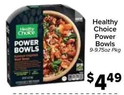 Valu Market Healthy Choice Power Bowls offer