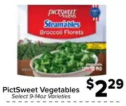 Valu Market Pictsweet vegetables offer
