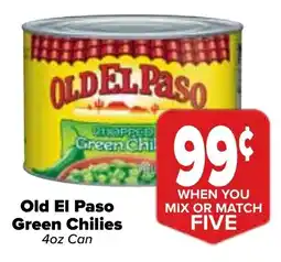 Valu Market Old El Paso Green Chilies offer