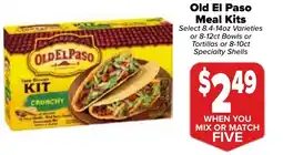 Valu Market Old El Paso Meal Kits offer