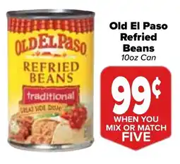 Valu Market Old El Paso Refried Beans offer