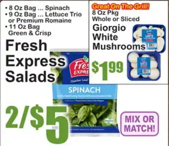 SuperFresh Fresh Express Salads offer