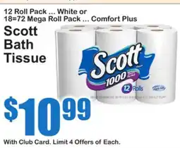 SuperFresh Scott Bath Tissue offer